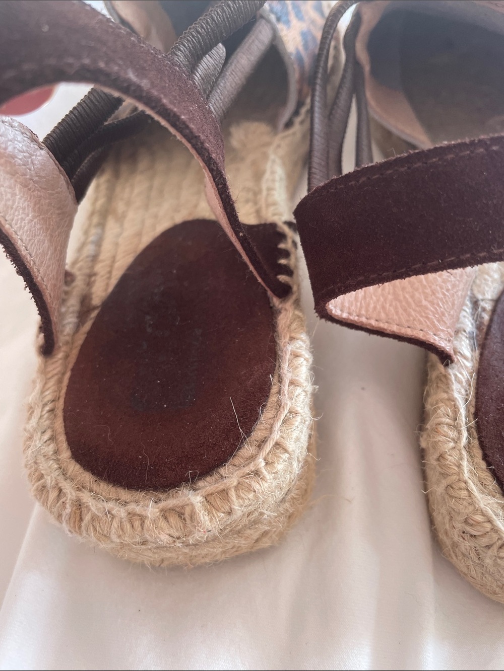 Picon Leopard Print Espadrille Slingback Flats - pony hair - Picture 8 of 13